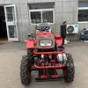 Mini Trator de Quatro Rodas Doméstico Máquina Agrícola Pequena Multiuso para Jardim e Pomar para Escavação de Valas, Fertilização e Fresagem Rotativa