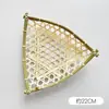 Arte de Bambu Xin Sheng Formato de Zongzi Decoração Trançada de Bambu DIY Estilo Chinês Auspicioso Artesanato Criativo Material de Arte Floral Trançado Feito à Mão