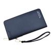 Cartera para Mujer Larga con Cremallera Cartera Simple para Mujer Clutch de Gran Capacidad Patrón Lichi Cartera Suave Bolsa para Teléfono Móvil