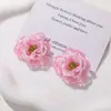 Estilo Girly Romántico y Dulce Accesorios para el Cabello de Flor de Dos Colores Tejidos a Mano, Aretes, Accesorios de Flor para Zapatos, Materiales al por Mayor