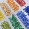 2 * 6mm tubo espiral de metal elementos minerais Série mão-costurado tubo contas acessórios para o cabelo diy handmade dança latina vestido acessórios