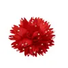 Nuevo tejido de diamante de color hecho a mano flor grande flor de cabeza DIY ramillete accesorios para el cabello accesorios de ropa coreana venta al por mayor