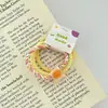 Diadema de Goma de Colores para Niños, Para Cabello de Bebé sin Pelo, Goma Elástica Alta para el Cabello, Cuerda para Cola de Caballo Alta de Niña, Banda de Cuero Duradera