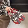 Tênis de treino alemães color block retrô para mulheres, novos tênis baixos da moda de outono, leves, respiráveis, casuais, versáteis e versáteis