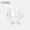 Portarrollos de Papel Higiénico, Caja de Almacenamiento de Toallitas Húmedas de Lujo Ligero Montada en Pared, Dispensador de Pañuelos sin Taladro para Cocina y Baño, Estante de Almacenamiento para Pañuelos