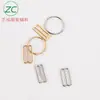 Hebilla de Ajuste Metálica Galvanizada de Aleación Hebilla de Palabra 089 para Ropa Interior Tirante de Sujetador Accesorios de Ropa Venta Directa de Fábrica