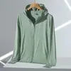 Chaqueta fina de verano con protección solar para hombre, chaqueta de pesca transpirable con protección UV para mujer, ropa de seda helada para hombre, ropa de protección solar para pareja de hombre