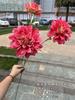 Nueva simulación dalia fábrica de comercio exterior 3 dalia francesa peonía Tianzhu boda guía de camino flores falsas al por mayor