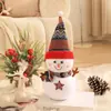 Decoração de boneco de neve de desenho animado de Natal boneca grande decoração de Natal layout de cena de vitrine de shopping