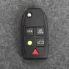 Adecuado para carcasa de llave de coche VOLVO VOLVO XC90 S80 S60 carcasa de llave plegable de coche inteligente