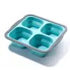 Molde de Silicona Plegable Amazon Fácil de Desmoldar para Hornear Molde para Pastel de 6 Enlaces 12 Enlaces Molde para Pastel Cuadrado