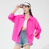 Camisa Original de Alta Qualidade com Proteção Solar para Mulheres, Modelo 2026, Jaqueta Top de Manga Longa com Proteção UV para o Verão, Personalização para Compra em Grupo