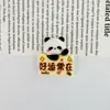 Ímãs de Geladeira de Resina de Panda Desenho Animado Fofo Ímãs Decorativos Acessórios Criativos para Decoração de Casa Venda por Atacado