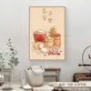 Galería de Arte de la Familia Qiao: Pinturas Decorativas Estilo Chino, Comedor, Cocina de Casa Rural, Sala de Estar, Tres Comidas, Cuatro Estaciones, Todo Sale Bien