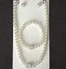 X600 Venta Caliente Transfronteriza Nuevo Conjunto de Colgante de Collar de Perlas con Pendientes de Perla a Juego, Conjunto de Regalo de Lujo Ligero, Aleación