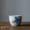 Taza cilíndrica Antique Xi para cejas superiores, taza grande de Maestro, taza de té de cerámica, juego de té kung fu, taza de té de gran capacidad, taza individual