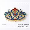 Cloisonne liga acessórios hairpin acessórios de cabelo phoenix coroa noiva cocar acessórios diy joias antigas Hanfu produtos semiacabados