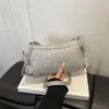 2026 Nueva Moda Tendencia Estampado de Leopardo Retro Plisado Lazo Estilo Europeo Único Un Hombro Cruzado Axila Bolso de Mujer