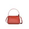 Bolso de Axila Minimalista de Cuero Genuino Curtido Vegetal de Primera Capa, Bolso de Hombro/Cruzado Versátil, Bolso Cuadrado Pequeño de Lujo Ligero
