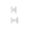 Cierrapuertas de Refrigerador Cerradura de Seguridad para Cajón de Gabinete Cerradura para Puerta Corredera Cierre de Puerta de Refrigerador sin Perforaciones Hebilla Anti-Apertura para Bebé