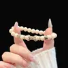 Nuevo Pulsera de Borla con Cuentas de Estilo Chino, Exquisita y a la Moda, de Nicho, Bidimensional, Lujo Ligero, Versátil, Apilable, Pulsera de Cuentas Impresionantemente Hermosa