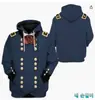 Novos Produtos de Comércio Exterior Transfronteiriço: Cosplay de Figuras Históricas, Moletom Casual Solto Impresso em 3D, Dropshipping de Peça Única