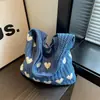 Bolsa Tote de Gran Capacidad Bolsa Tejida Bolso de Hombro de Verano Bolso Tejido Hecho a Mano para Mujer Nuevo Bolso de Playa para Vacaciones