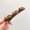 Pinzas para el Cabello Trenzadas de Terciopelo para Otoño e Invierno para Mujer, Herramienta Perezosa para Peinar el Cabello, Pasadores Laterales, Accesorios para el Cabello Simples y Elegantes