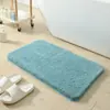 Alfombra de piso minimalista europea y americana de Amazon, alfombra absorbente antideslizante engrosada para baño, alfombra de piso de cobertura total para sala de estar, alfombra de entrada de dormitorio