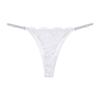 Gongs Calientes para Mujer Cintura Baja Sexy Encaje Transparente Tentación Ropa Interior para Niñas Tirante Ajustable Pantalones T para Niñas