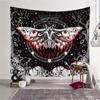 Tapiz Bohemio Mariposa Calavera Tapiz Decoración para el Hogar Habitación Tela Colgante Tela de Fondo para Transmisiones Tapiz de Cabecera