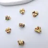Contas Espaçadoras de Zircônia Banhadas a Cobre que Preservam a Cor Espaçadoras Artesanais DIY Material para Colar Pulseira Joias Acessórios