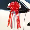 Fitas para Carro de Casamento Suprimentos para Cerimônia de Casamento Fitas para Decoração de Quarto de Casamento Flores de Puxar à Mão Decoração de Equipe de Carros de Casamento