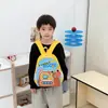 Mochila Escolar para Bebê de Jardim de Infância Desenho Animado Fofo Escavadeira Mochila para Meninos e Meninas 2025 Nova Bolsa Infantil de Comércio Exterior