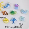 Acessórios de Resina DIY Série Marinha Estrela-do-mar Baleia Cola de Chantilly Ímã de Geladeira Caixa de Armazenamento Capa de Celular Fivela de Sapato Materiais