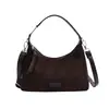 Bolso Hobo Retro de Ante para Mujer 2026 Nuevo Pequeño de Nicho Moda Otoño Bolso Cuadrado Pequeño Bolso Cruzado Pequeño de Hombro de Nicho