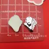 Oro y Plata Electroplateados Flor Estrella Estilo Pequeño Fragante Corazón Lazo Corbata DIY Plástico Accesorios Pasador Funda de Teléfono Materiales