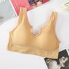 Sujetador Push-Up para Yoga con Almohadillas Integradas, Top Camisola para Mujer, Bralette de Cobertura Total