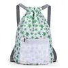 Bolsa com cordão transfronteiriça para homens e mulheres, mochila esportiva, bolsa de basquete, mochila com cordão de viagem leve de grande capacidade, bolsa esportiva