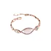 [Pequeño al por mayor] Pulsera Ojo de Gato de Color para Mujer Pulsera Sencilla de Oro Rosa Casual Texto Exclusivo Transfronterizo