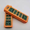 Enchufe inalámbrico múltiple verde 18 orificios enchufe multifunción verde rojo 18 fabricantes de placas de cableado al por mayor
