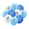 Bandera de Pastel de Princesa Congelada Tema de Niña Globo de Látex Impreso de Dibujos Animados Decoración para Insertar en Pastel Suministros
