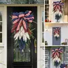 Zonghong Día Nacional de EE. UU. Día de la Independencia Prenda Transfronteriza Hogar Nuevos Productos Rojo, Blanco y Azul Espigas de Trigo Invertidas Prenda Colgante Decorativa para Puerta