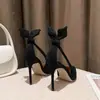 No Cansan al Usarlos, Zapatos de Tacón Alto para Mujer, Tacones Altos Sexys de Tiras, Punta Fina