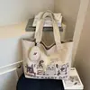 Bolso Nuevo de Lona de Gran Capacidad para Mujer, Bolso de Hombro Casual y de Moda para Clase y Viajes Diarios, Bolso Tote Nuevo, Bolso de Mano Nuevo para Compras
