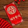 Envelopes vermelhos estilo chinês 2026, de alta qualidade, design novo, envelopes vermelhos de mil yuans, envelopes criativos universais para presentes de Ano Novo e casamento