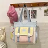Mochila Minimalista Estilo Japonés 2025 Nueva Ligera para Estudiantes de Secundaria y Preparatoria Mochila Transparente de Moda