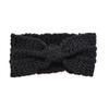 Pedido Europa y Estados Unidos niños dos lazos verticales banda para el cabello lana diadema tejida accesorios para el cabello de bebé gorro cálido para bebé