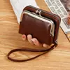 2026 Nova Bolsa Clip-On Estilo Retrô, Porta-Cartões Mini Personalizado com Vários Compartimentos, Porta-Moedas, Bolsinha de Mão