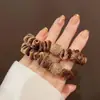 Nuevo Anillo de Intestino Delgado de Franela Alta Elasticidad Bola de Pedrería Tela Terciopelo Coreano Banda Elástica Anillo para el Cabello Temperamento Femenino Accesorios para la Cabeza Transfronterizos